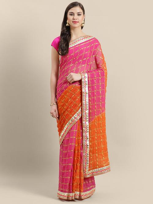 zari banarasi saree with blouse - 16835590 - Very Small Image - 1