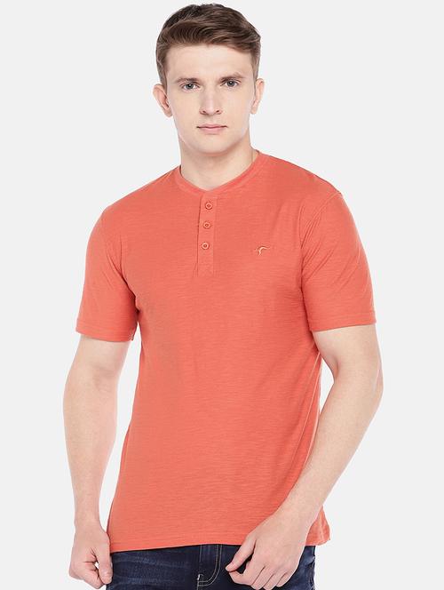 orange solid t-shirt - 16835671 - Very Small Image - 1