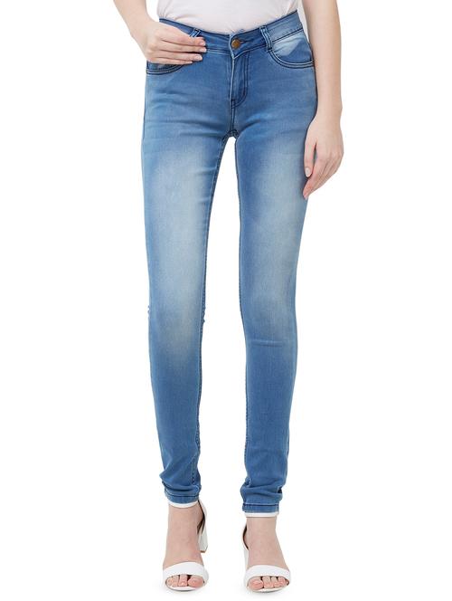 high rise stone washed jeans - 16835895 - Very Small Image - 1