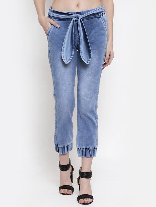 high rise tie front joggers - 16837095 - Very Small Image - 1