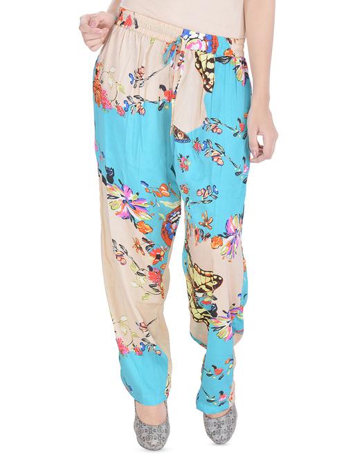 floral print tapered pant - 16837177 - Very Small Image - 1