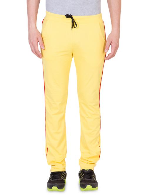 yellow side striped full length track pant - 16837757 - Very Small Image - 1