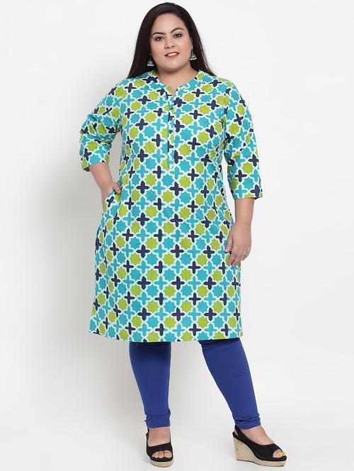 floral straight kurta - 16838059 - Very Small Image - 1