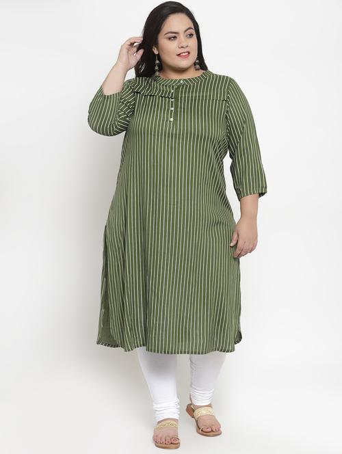 striped straight kurta - 16838072 - Very Small Image - 1