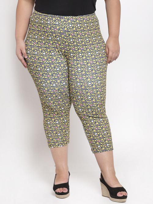 high rise print capri - 16838183 - Very Small Image - 1