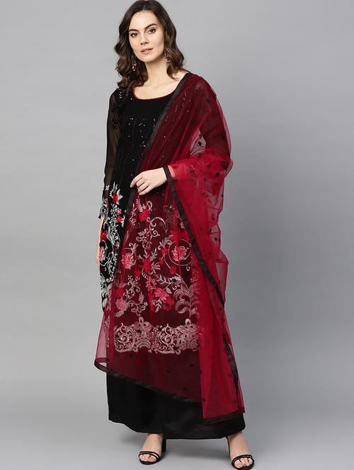 embroidered suit set - 16838901 - Very Small Image - 1