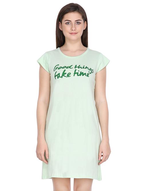 round neck printed sleepshirt - 16840120 - Very Small Image - 1