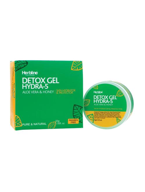 herbline detox gel hydra-5 aloevera & honey 50gm - 16840161 - Very Small Image - 1