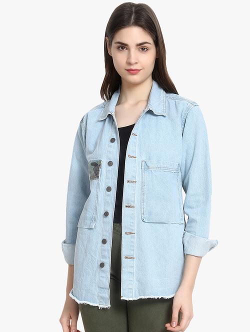 pocket patch camouflage panel jacket - 16841799 - Very Small Image - 1