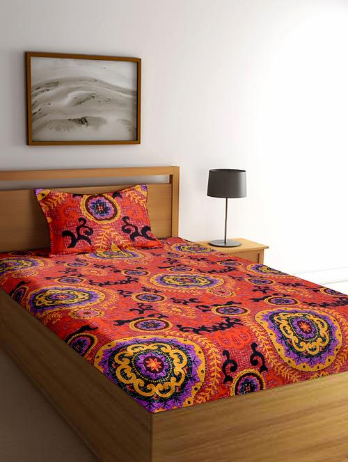 microfiber single bedsheet with 1 pillow cover - 16842034 - Very Small Image - 1