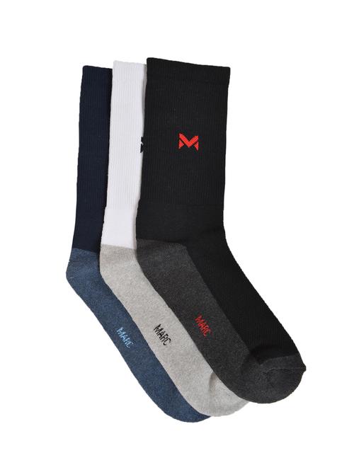 men pack of 3 solid above ankle length socks - 16842081 - Very Small Image - 1