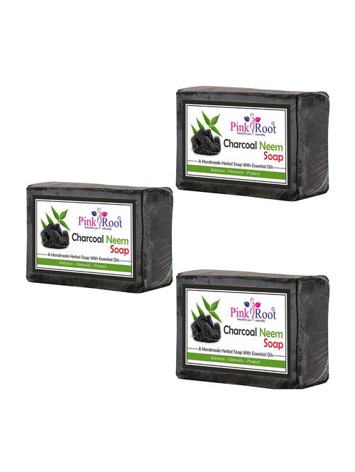 pink root charcoal neem soap (pack of 3) - 16843018 - Very Small Image - 1