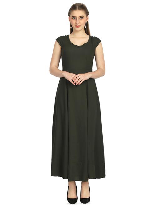 tie back solid maxi dress - 16843061 - Very Small Image - 1