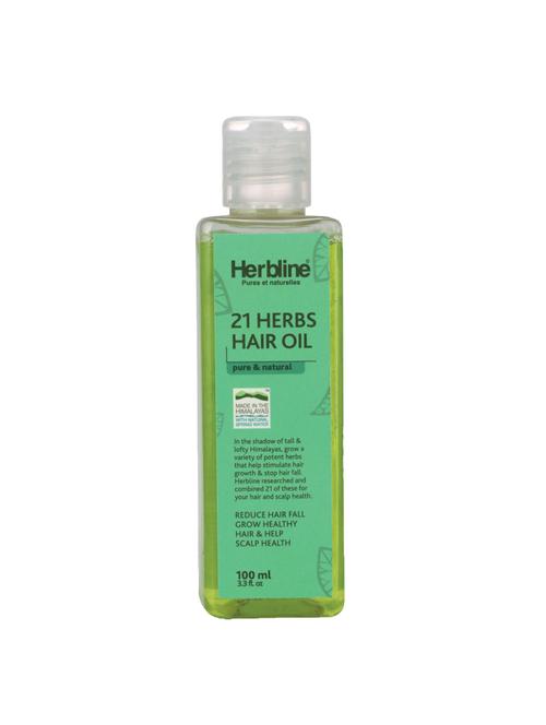 herbline 21 herbs hair oil 100gm - 16843281 - Very Small Image - 1