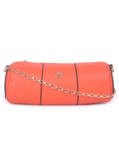 orange leatherette regular sling bag - 16843488 - Very Small Image - 1