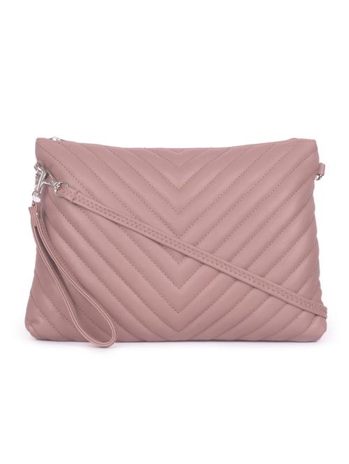 pink leatherette regular sling bag - 16843533 - Very Small Image - 1