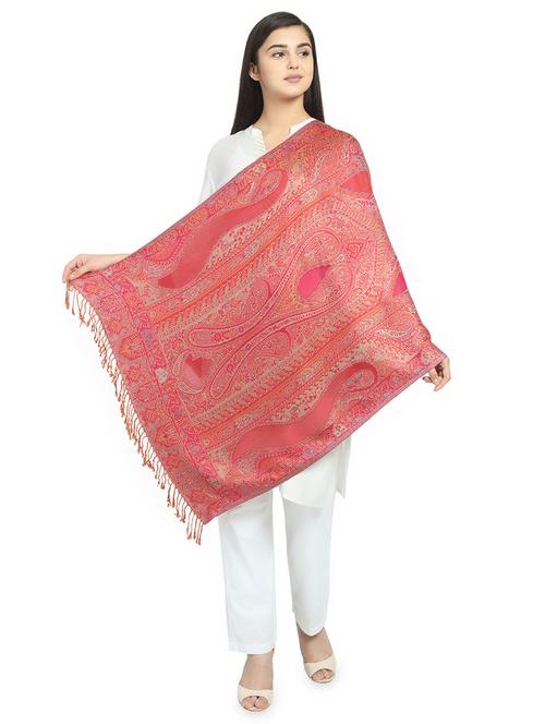 red viscose stole - 16843735 - Very Small Image - 1