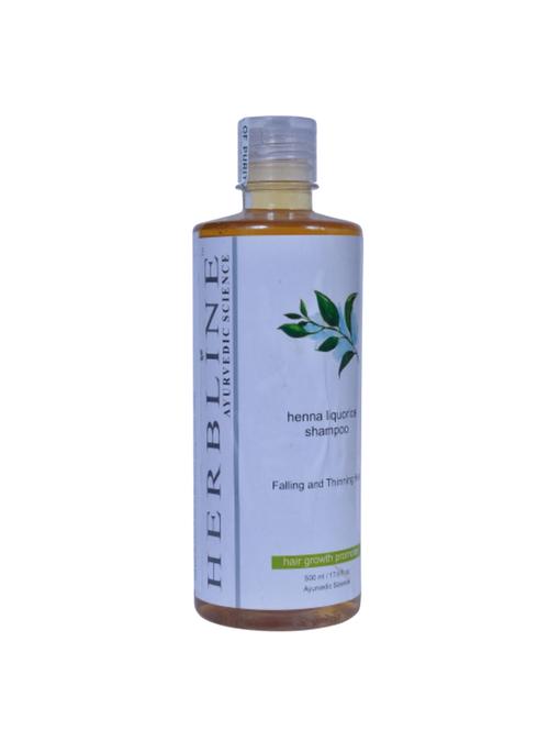 herbline henna liquorice shampoo 500ml - 16843883 - Very Small Image - 1