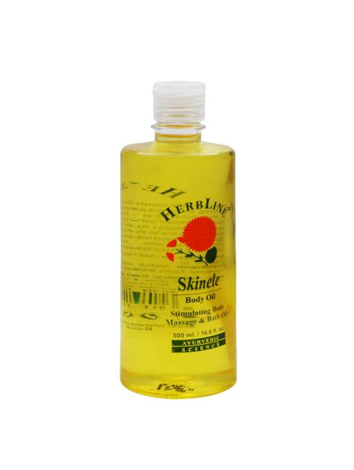 herbline skinele body oil massage & bath oil 500ml - 16843900 - Very Small Image - 1