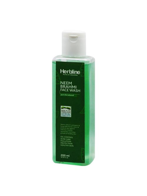 hebaline neem & brahmi face wash 200ml - 16843913 - Very Small Image - 1
