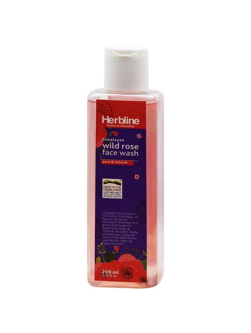 herbline wild rose face wash 200ml - 16843916 - Very Small Image - 1