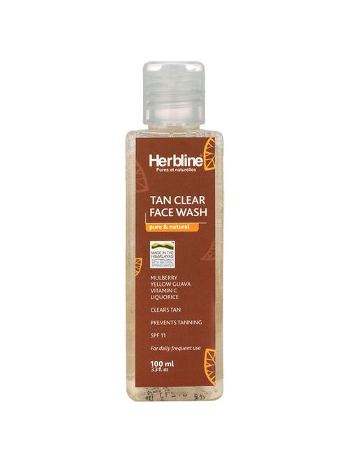 herbline tan clear face wash 100ml - 16843917 - Very Small Image - 1
