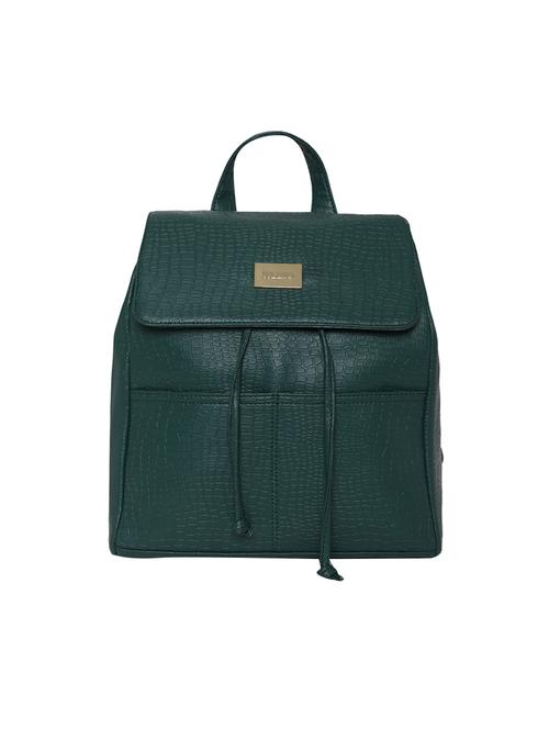 green leatherette (pu) regular backpack - 16845058 - Very Small Image - 1