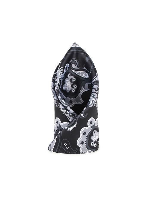 black polyester pocketsquare - 16845391 - Very Small Image - 1