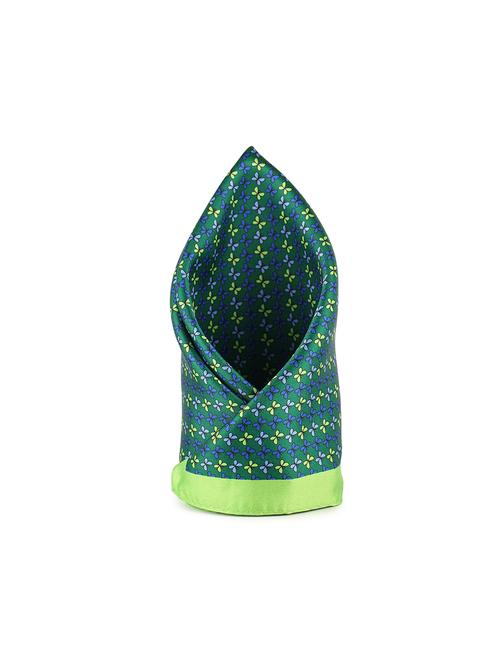 green polyester pocketsquare - 16845399 - Very Small Image - 1
