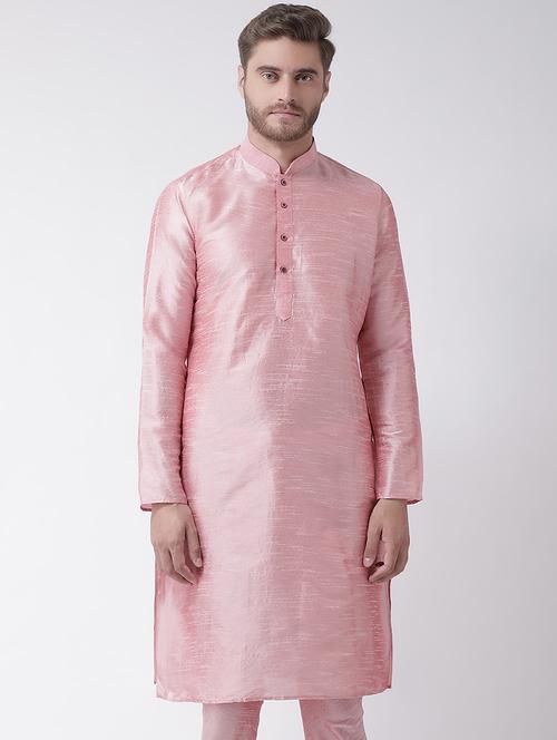 pink solid long kurta - 16846527 - Very Small Image - 1