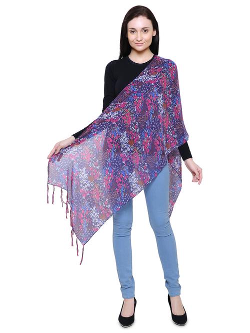 floral printed scarf - 16846586 - Very Small Image - 1