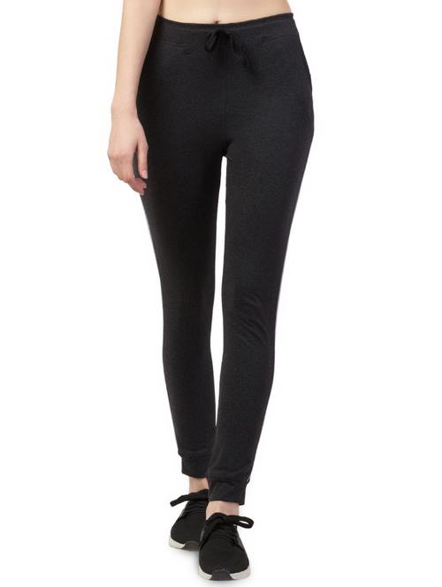 drawstring waist solid track pant - 16847077 - Very Small Image - 1