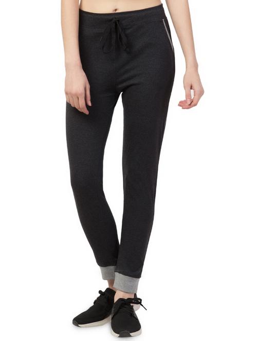 drawstring waist solid track pant - 16847079 - Very Small Image - 1