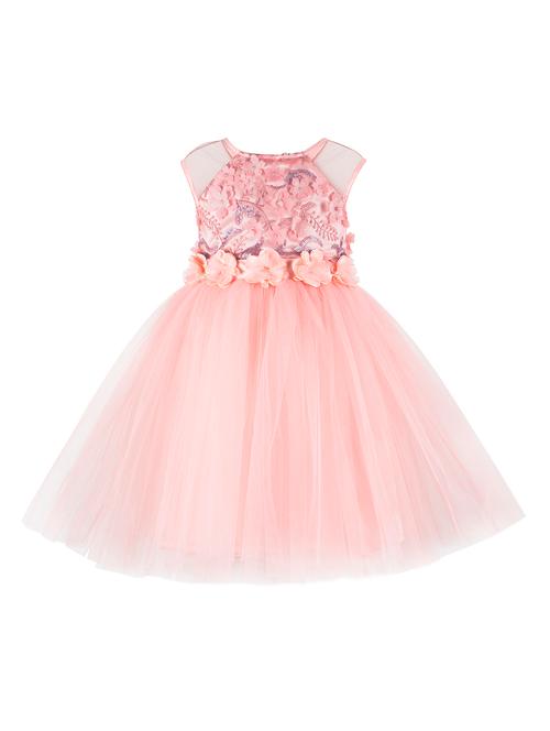 orange net frock - 16847867 - Very Small Image - 1
