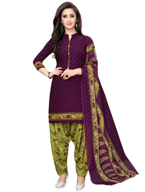 abstract salwar unstitched suit - 16848015 - Very Small Image - 1