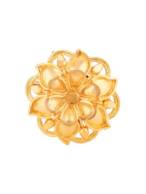 gold metal finger ring - 16848773 - Very Small Image - 1
