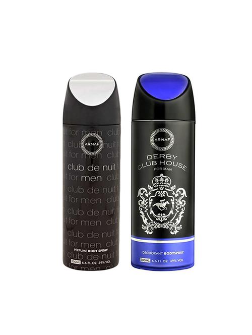 armaf club de nuit men & derby club house black deodrant spray - 16848870 - Very Small Image - 1