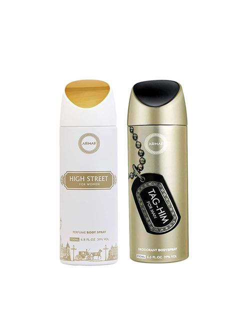 armaf high street & tag him deodrant spray - 16848887 - Very Small Image - 1