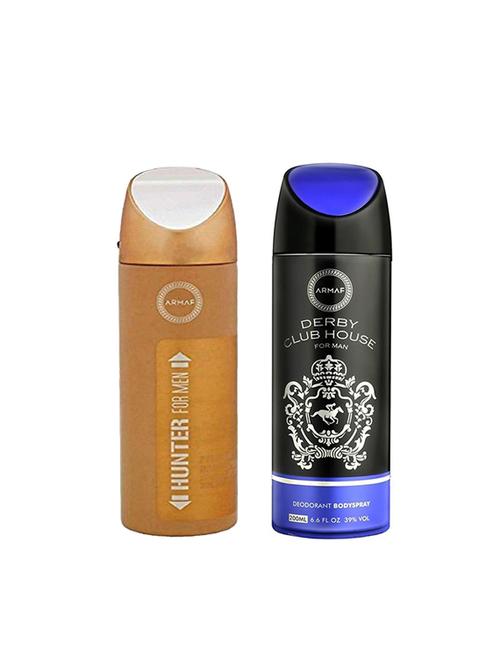 armaf hunter men & derby club house black deodrant spray - 16848892 - Very Small Image - 1
