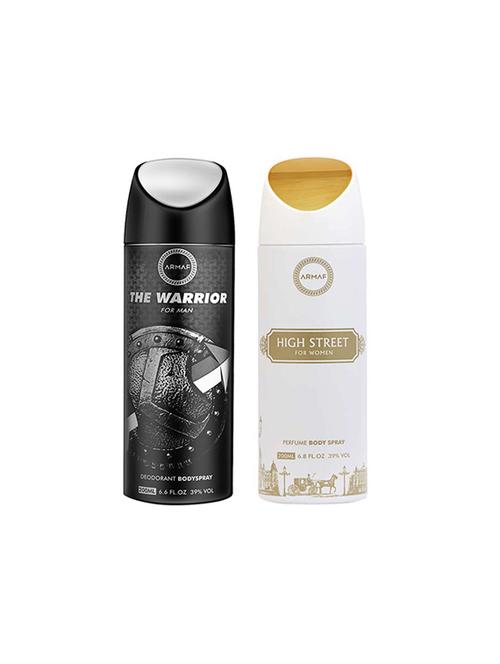 armaf the warrior & high street deodrant spray - 16848928 - Very Small Image - 1