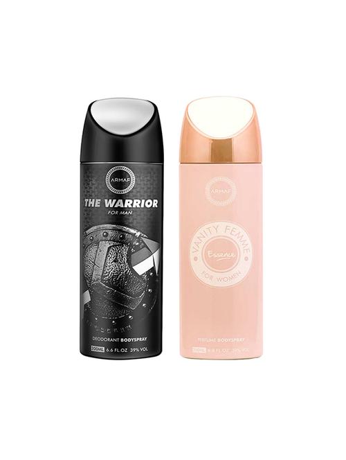 armaf the warrior & vanity femme deodrant spray - 16848932 - Very Small Image - 1