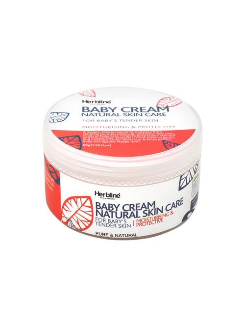 herbline baby cream natural skin care 50gm - 16850085 - Very Small Image - 1