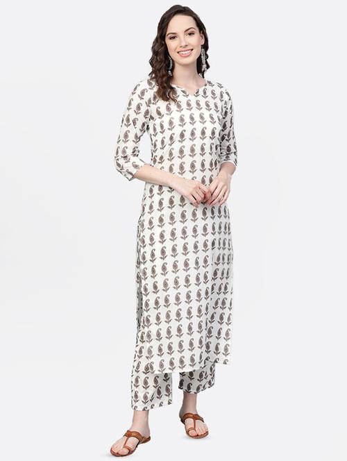 paisley kurta palazzo set - 16851768 - Very Small Image - 1