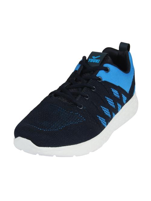 blue fabric lace up sport shoes - 16854570 - Very Small Image - 1