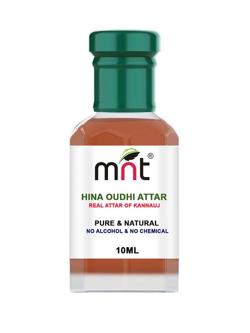 mnt hina oudhi attar for unisex, long lasting & alcohol free (10ml) - pure natural & premium quality roll-on attar - 16854795 - Very Small Image - 1