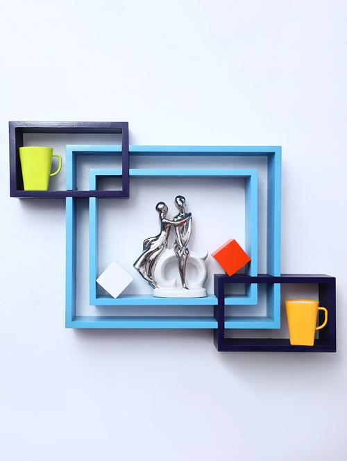 mdf decoretive wall mount storage 4 shelves - 16856304 - Very Small Image - 1