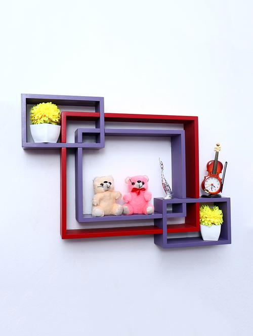 mdf decoretive wall mount storage 4 shelves - 16856357 - Very Small Image - 1