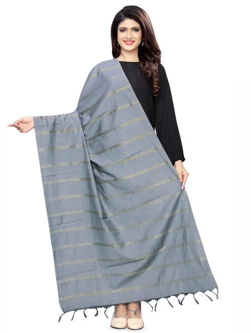 striped solid dupatta - 16856691 - Very Small Image - 1