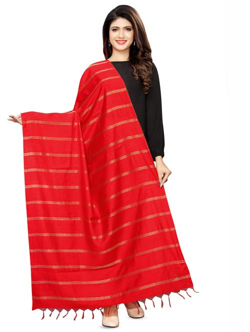 striped solid dupatta - 16856693 - Very Small Image - 1