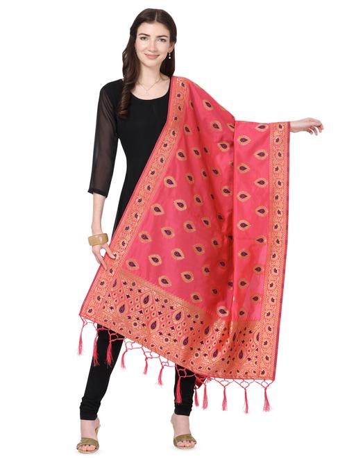 ethnic motif banarasi dupatta - 16856711 - Very Small Image - 1